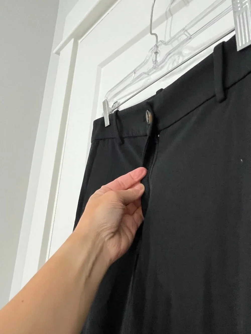 J.Crew Size 8 Black Tailored Ankle Trousers